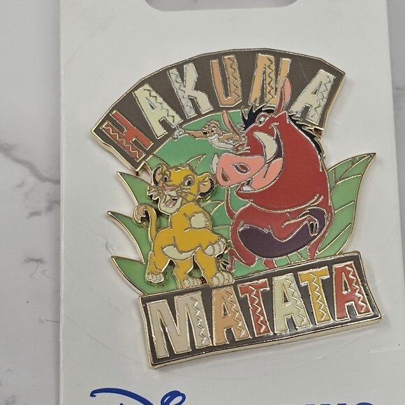 NEW 2024 Disney Parks The Lion King Simba & Pumbaa Hakuna Matata - Picture 2 of 3